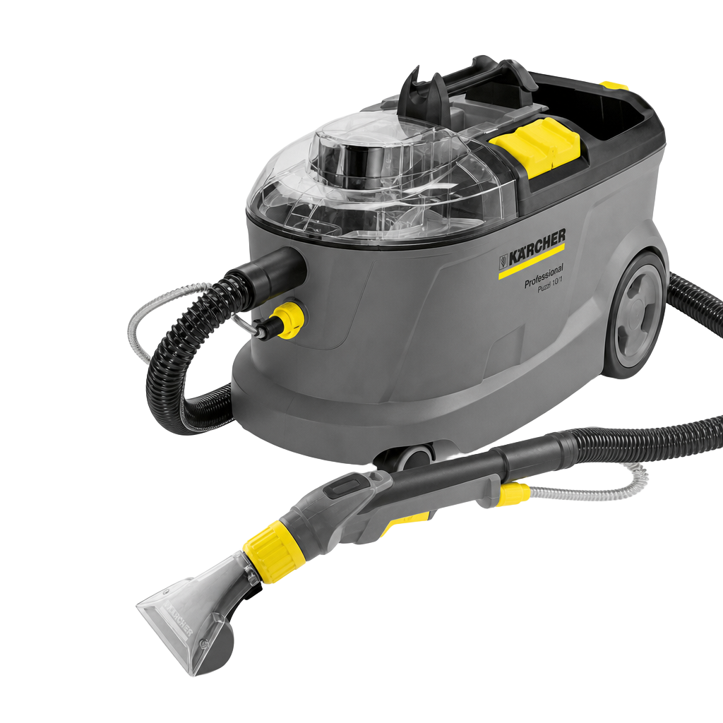 Machine d'injection-extraction professionnelle utilisée par AKIRPEC